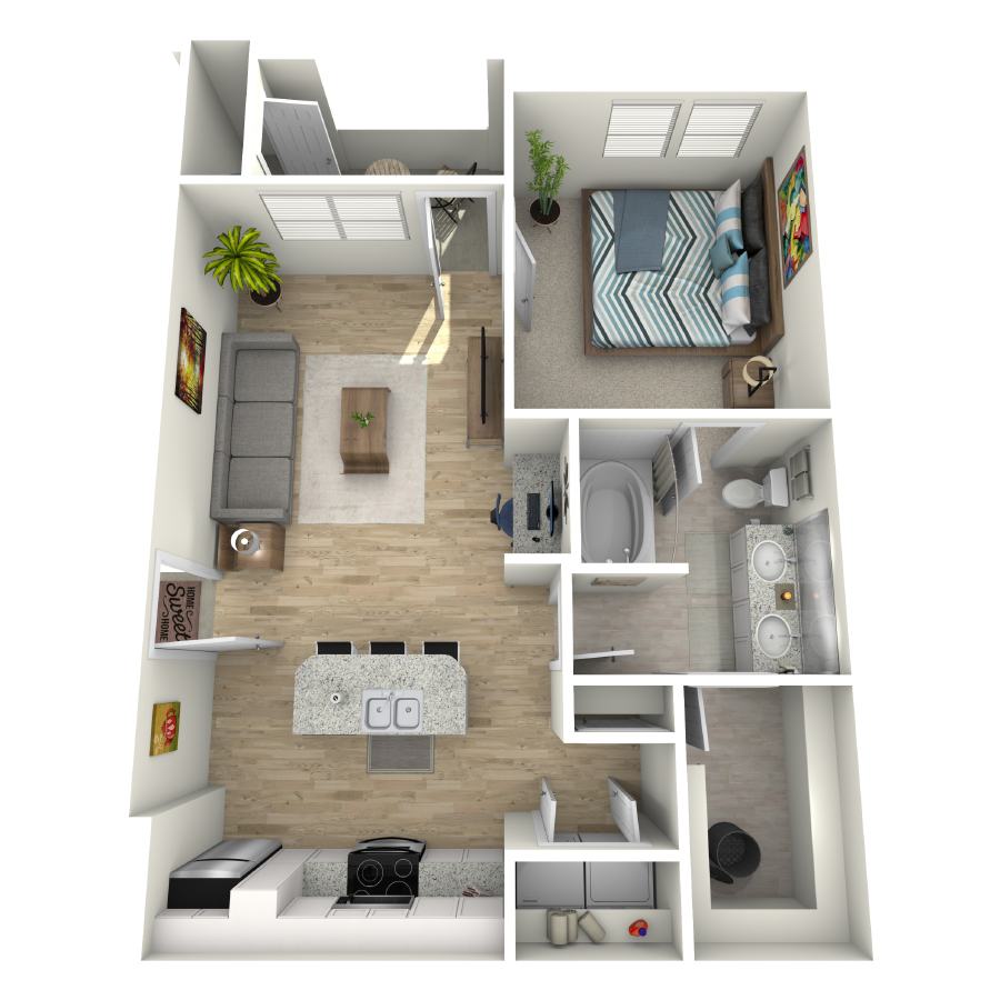 A1 floor plan