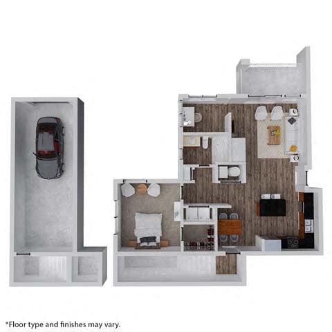 Walnut floor plan