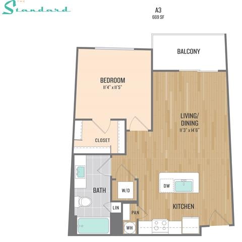 A3 floor plan