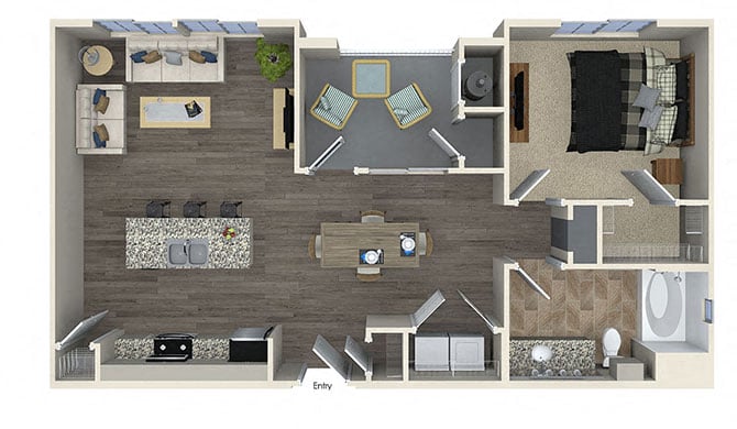A3 1x1 floor plan