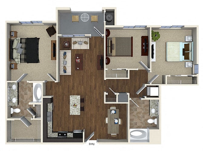 C1 3x2 floor plan