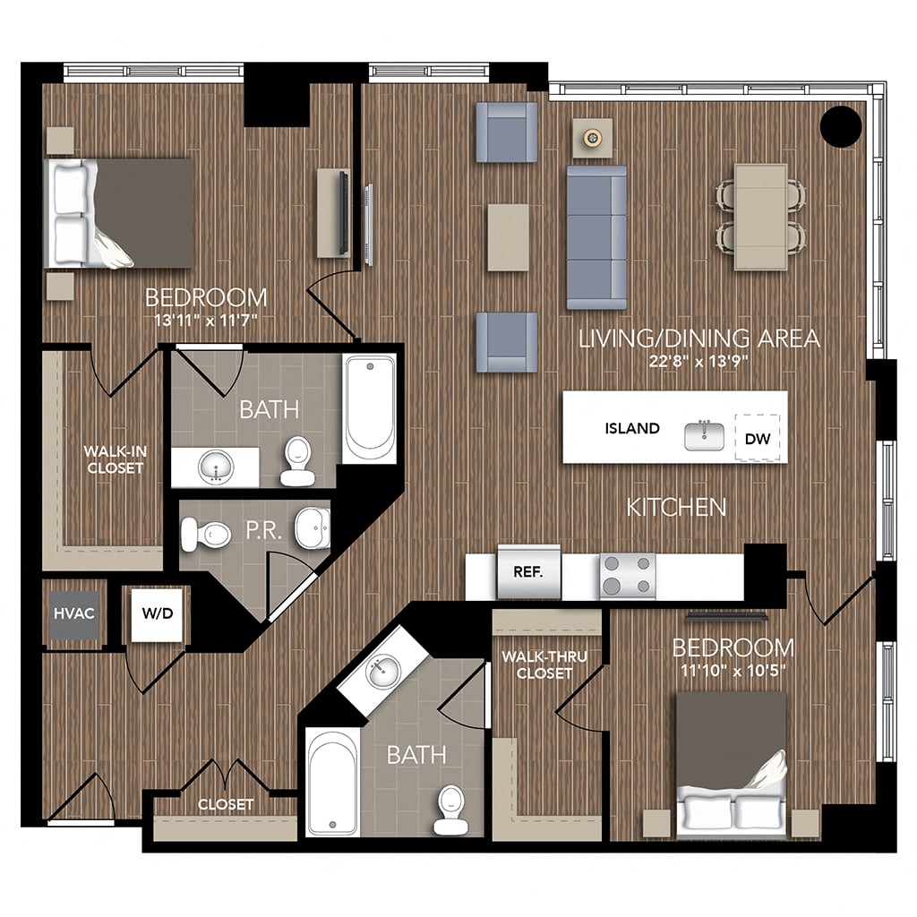 B2A floor plan