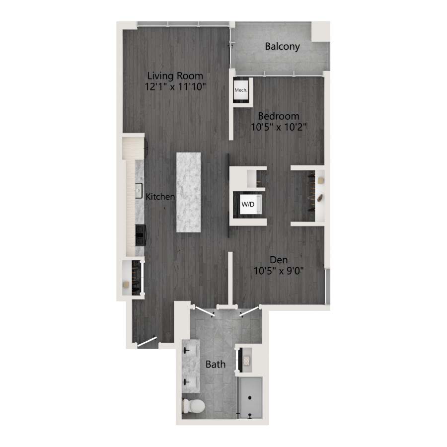 Unit 908 floor plan