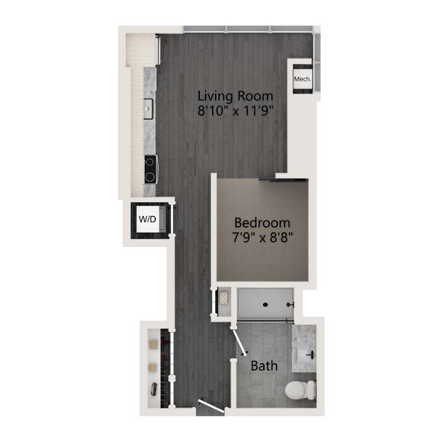 Unit 1203 floor plan