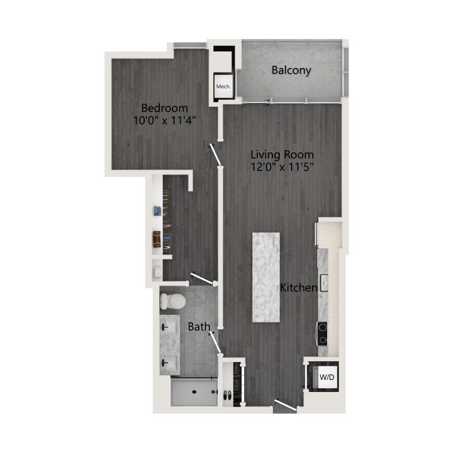 Unit 1111 floor plan