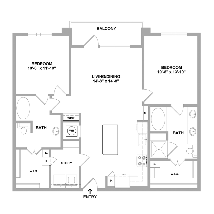 B1a floor plan