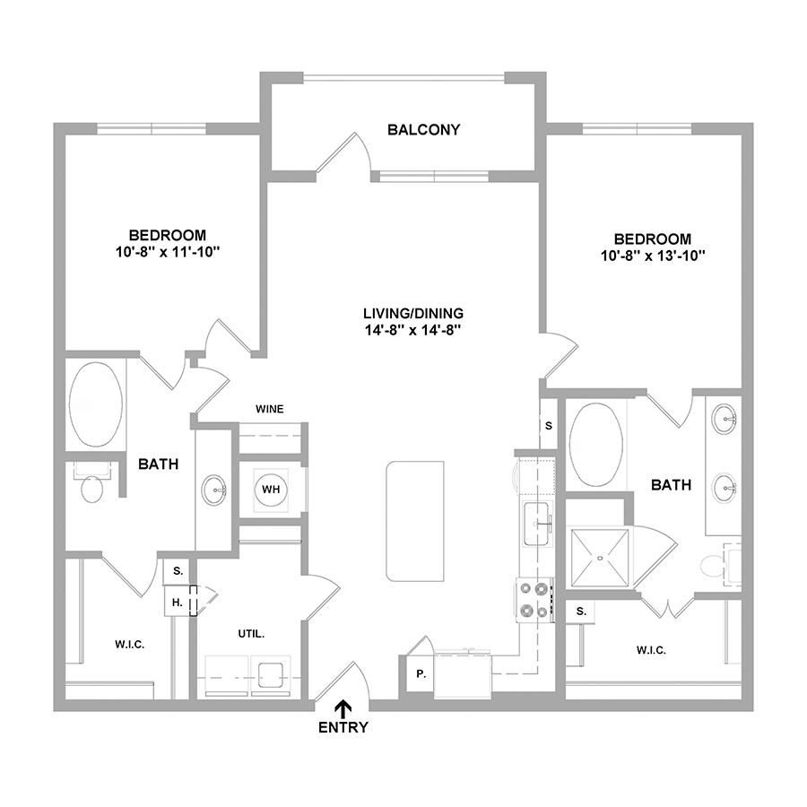 B1c floor plan