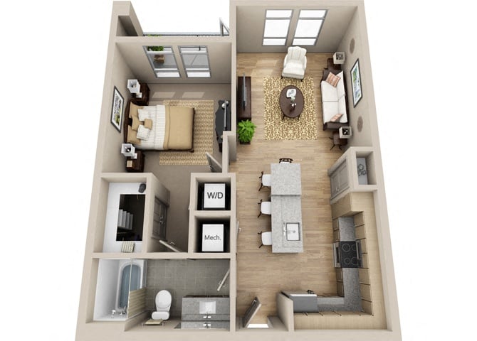 A2 floor plan