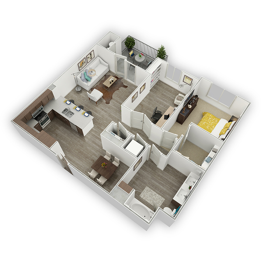 Walnut floor plan