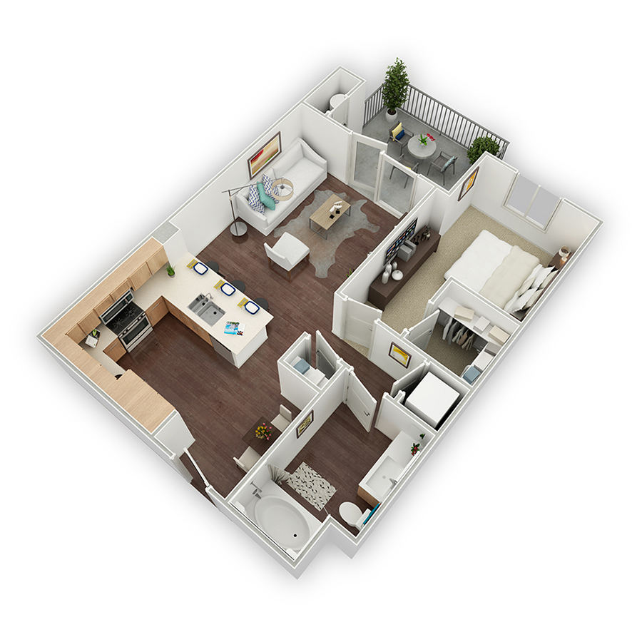 Teak floor plan