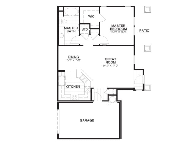 1A floor plan