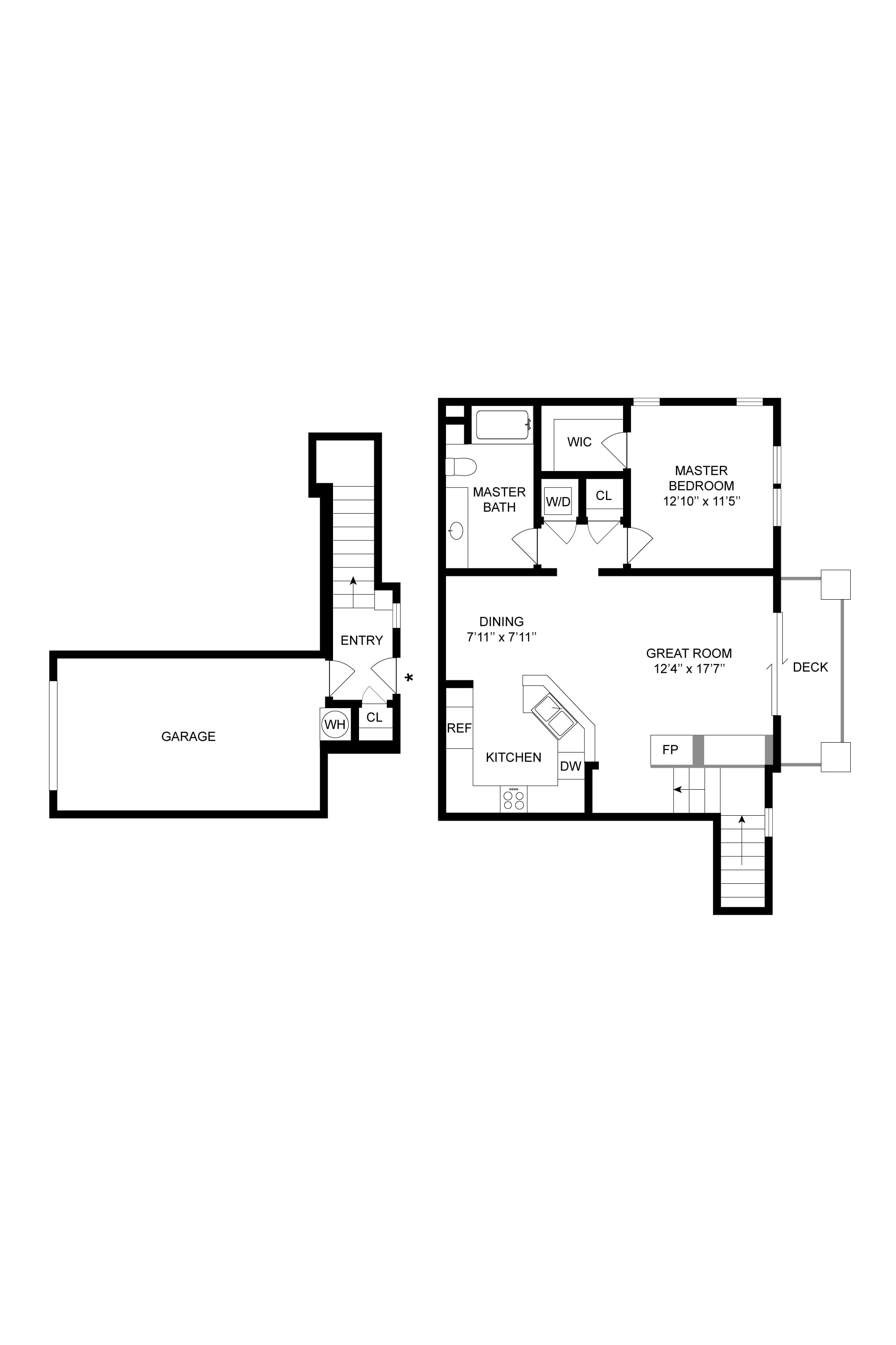 1B floor plan