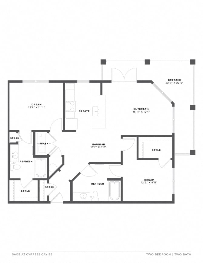 B2 floor plan