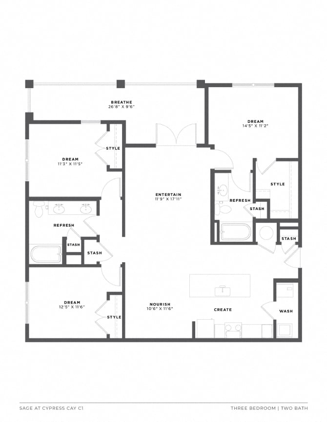 C1 floor plan
