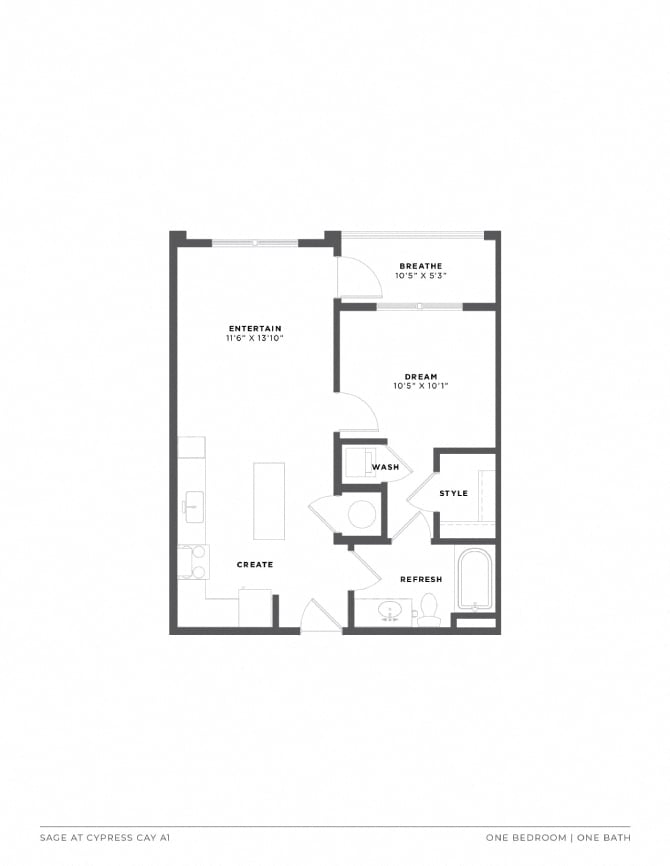 A1 floor plan