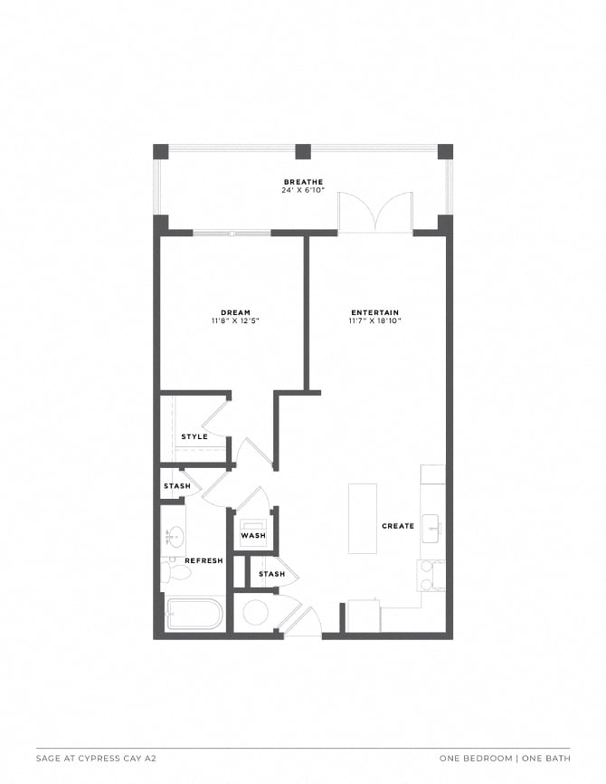 A2 floor plan