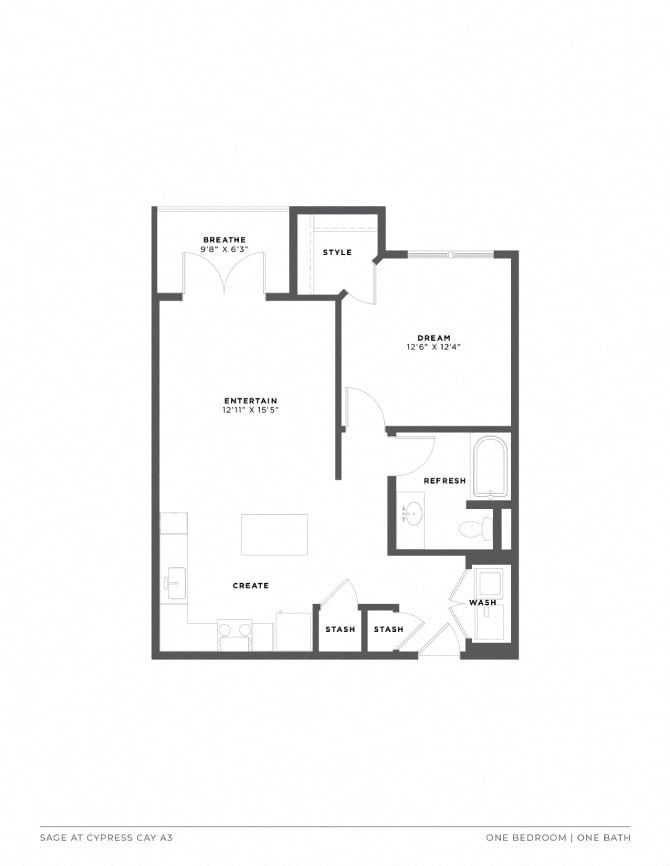 A3 floor plan
