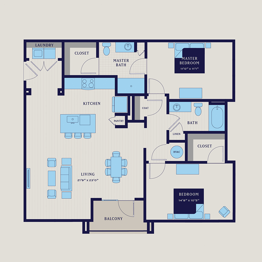 The Flagg floor plan