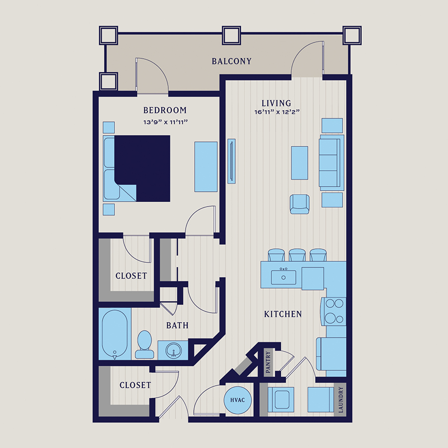 The Guggenheim floor plan