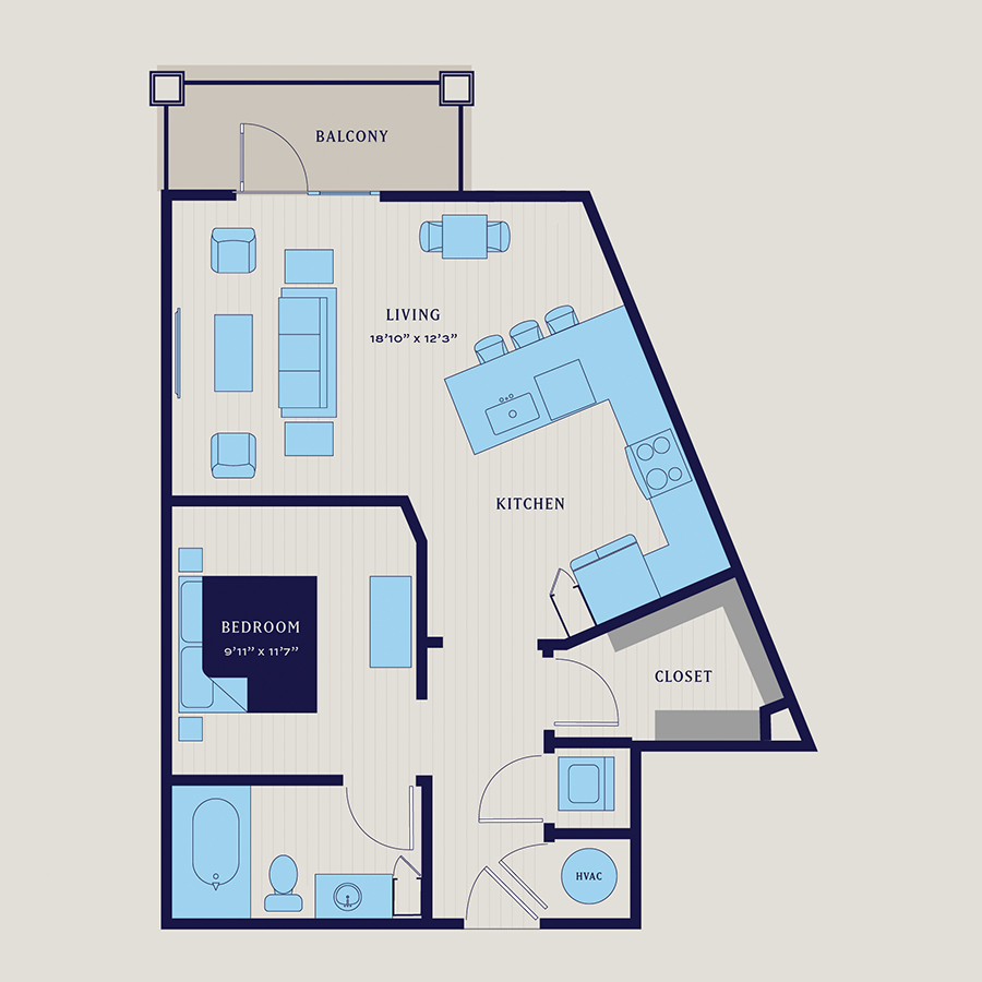 The Beresford floor plan
