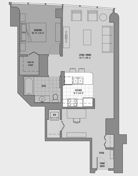 H floor plan