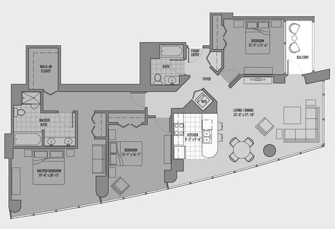 L floor plan