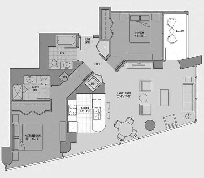 A floor plan