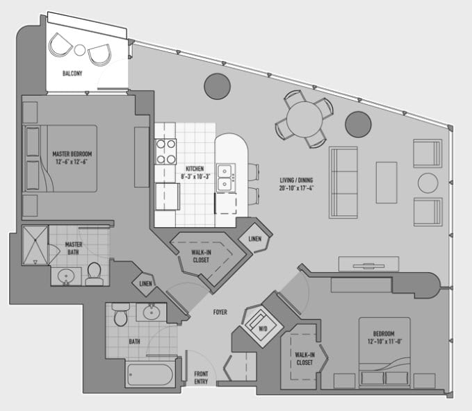 K floor plan