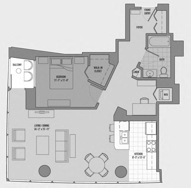 E floor plan