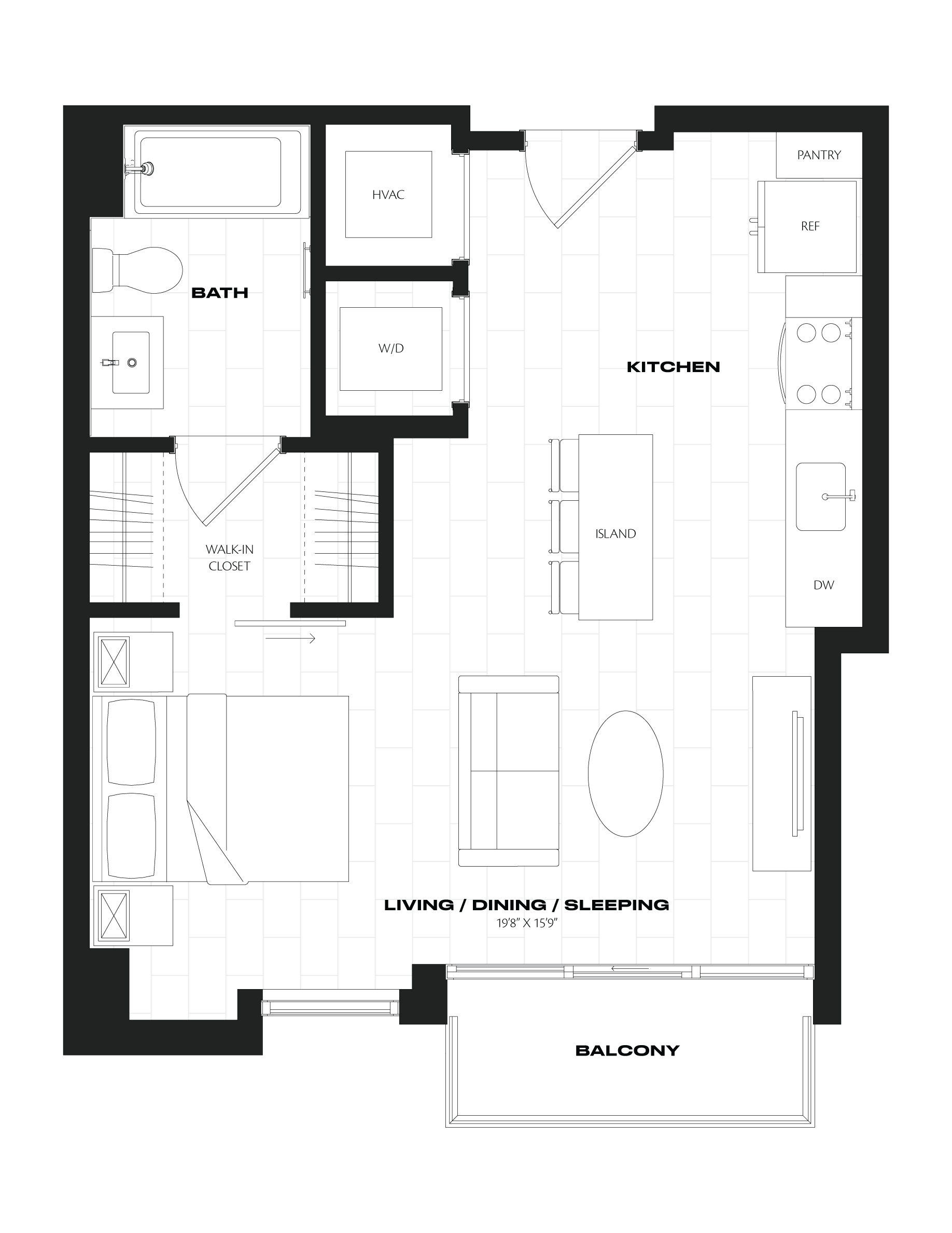 Studio-A3.1 floor plan