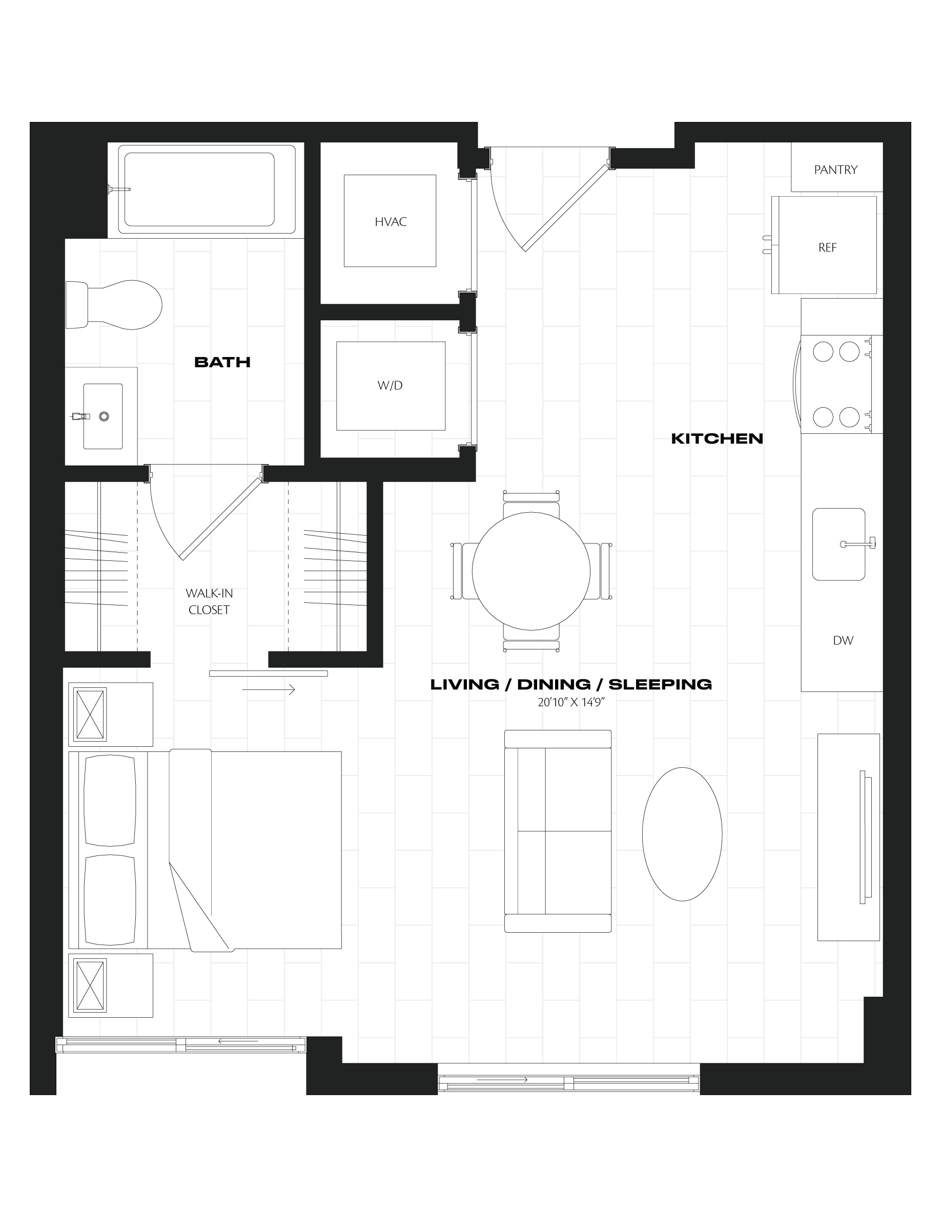 Studio-A3.2 floor plan