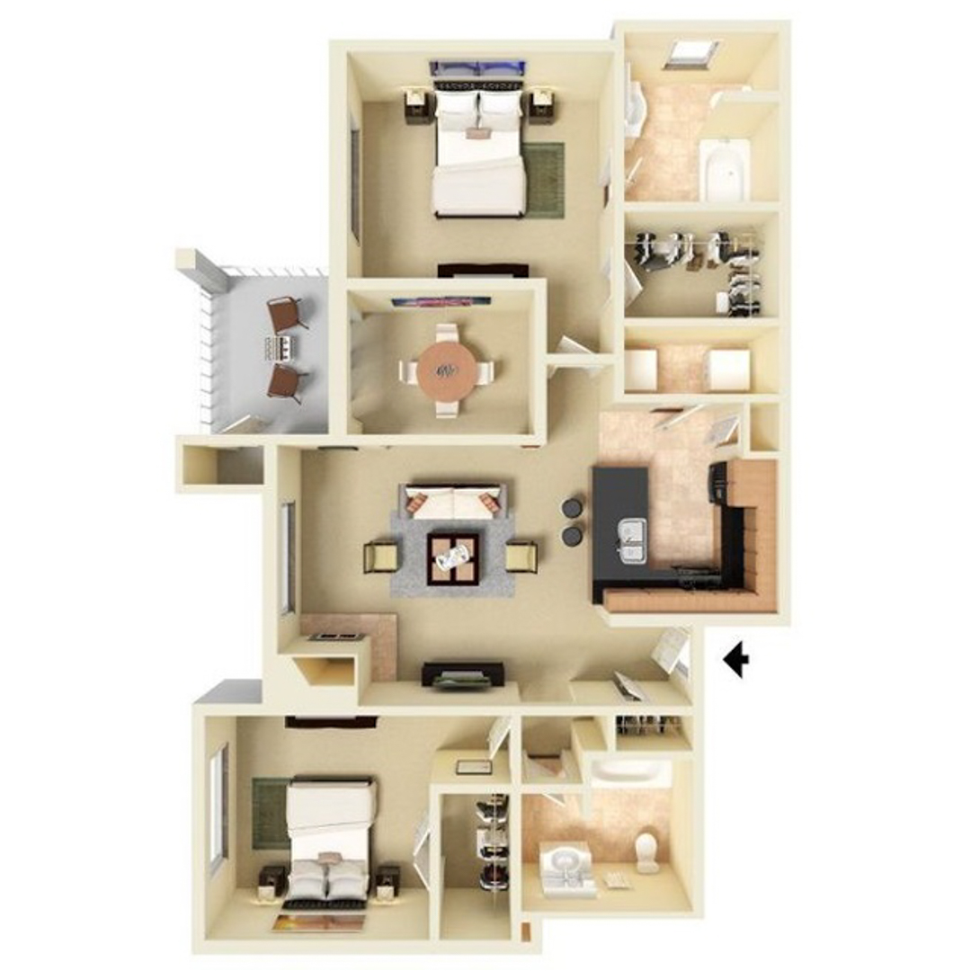 B2R floor plan