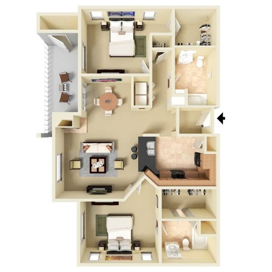 B3R floor plan