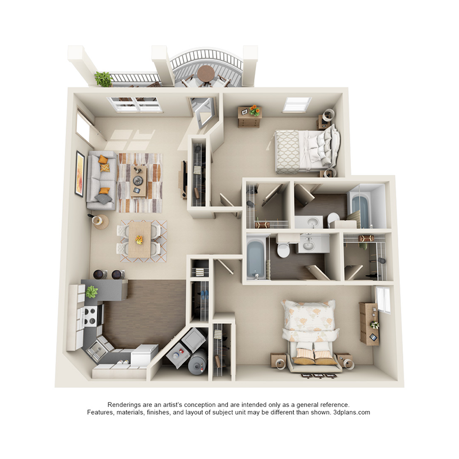 B3 Renovated floor plan