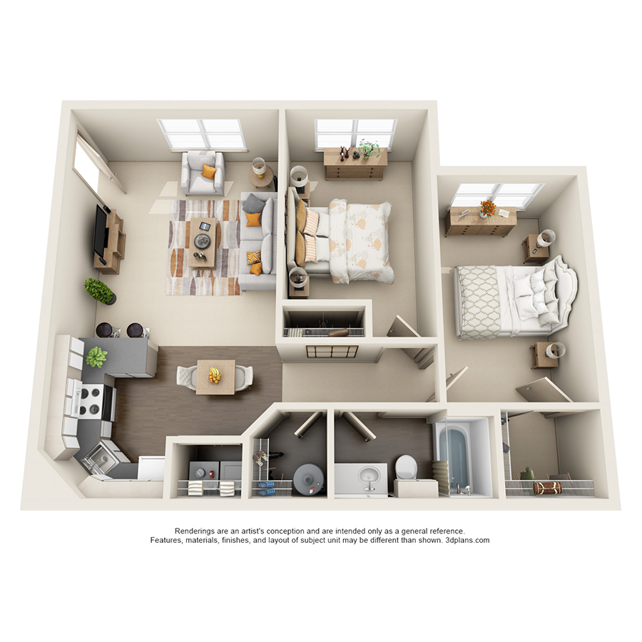 B2 Renovated floor plan