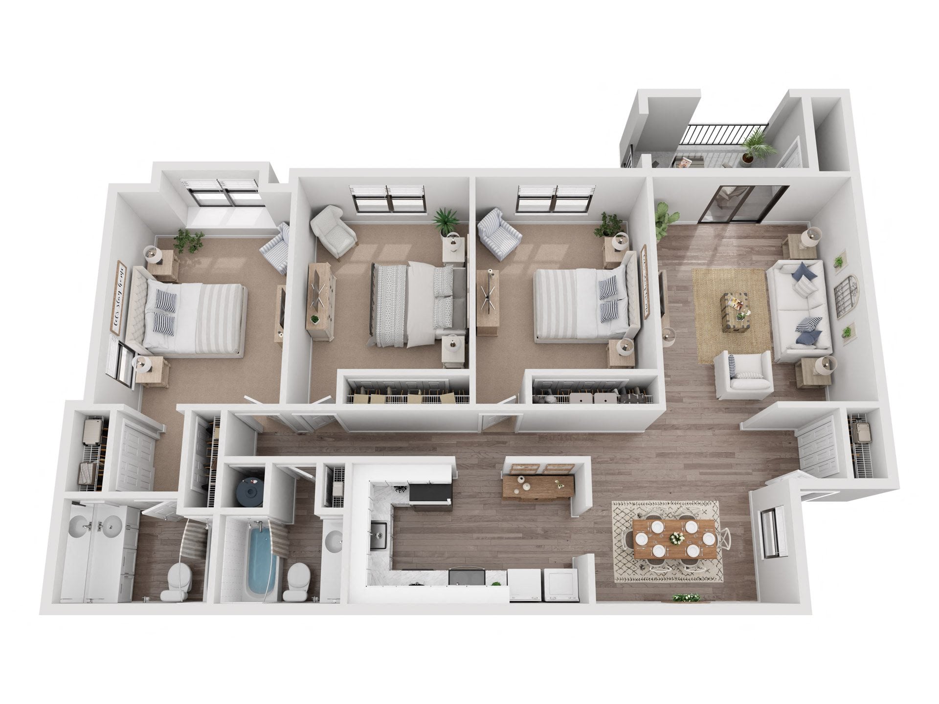 3x2 A floor plan