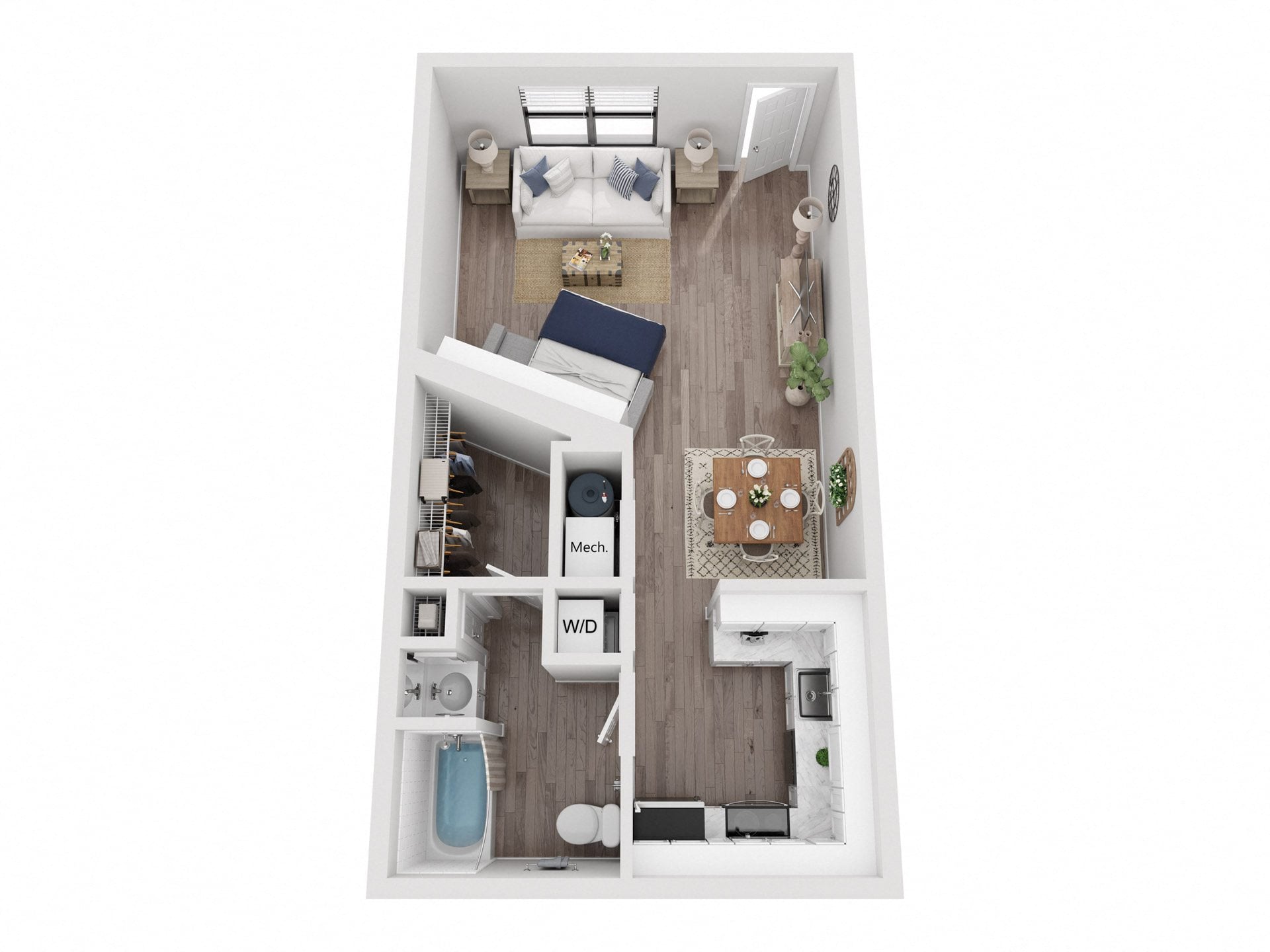 Studio B floor plan