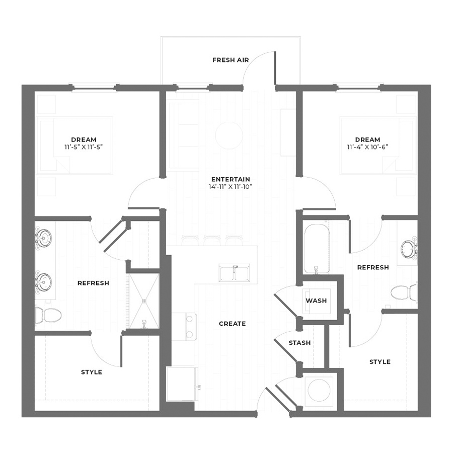 B6 floor plan