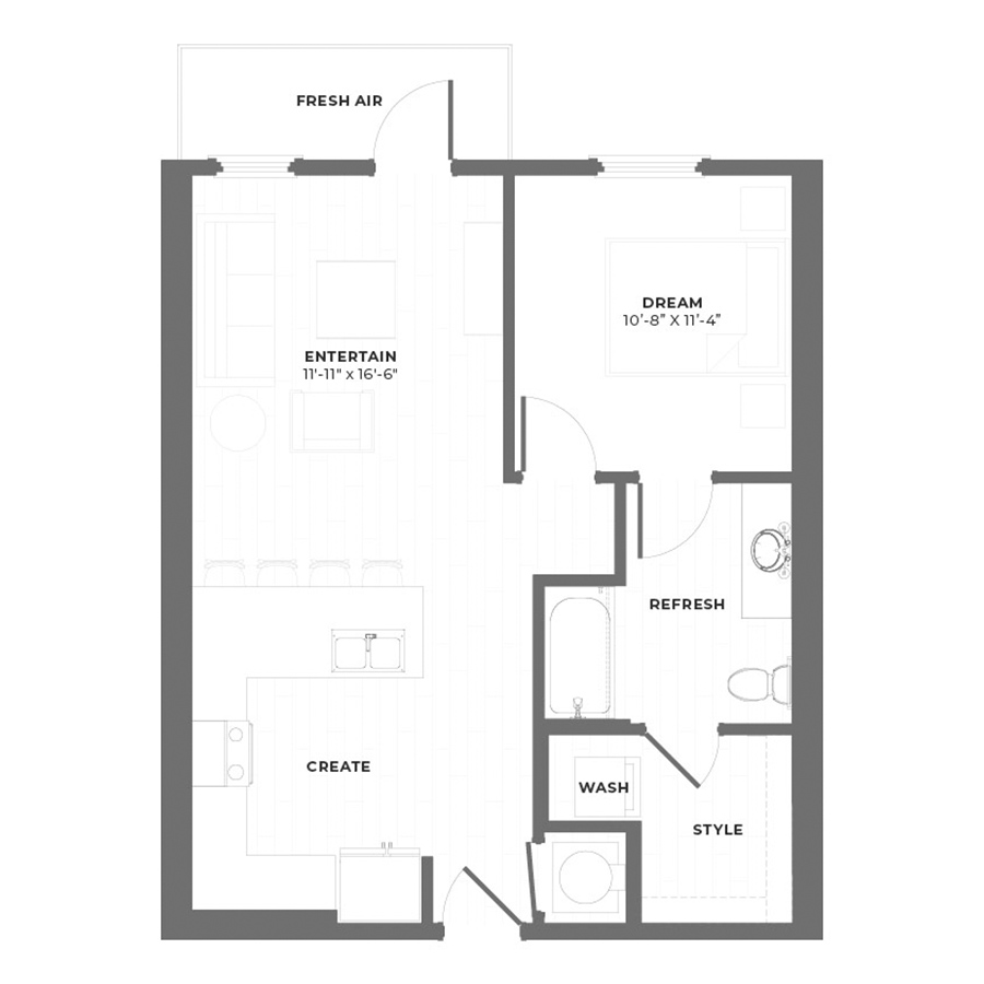 A1 floor plan