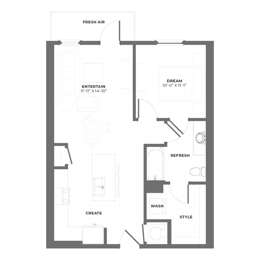 A2 floor plan
