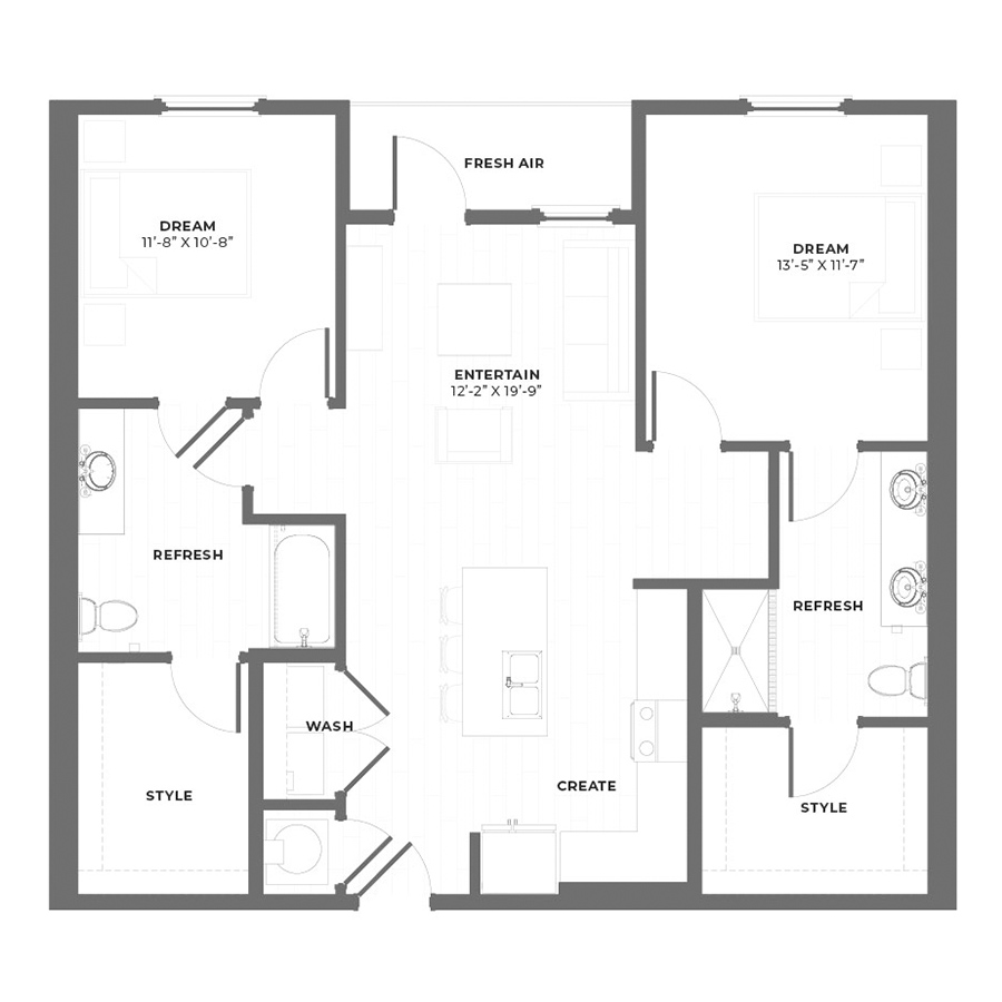 B2 floor plan