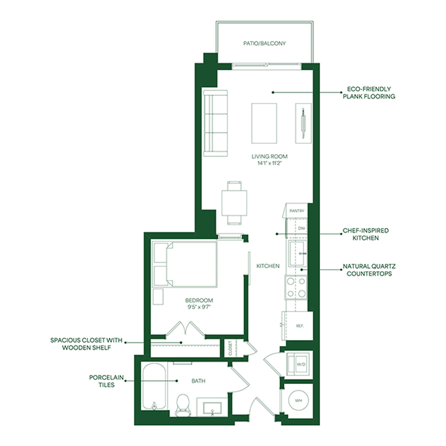 A1AFF floor plan