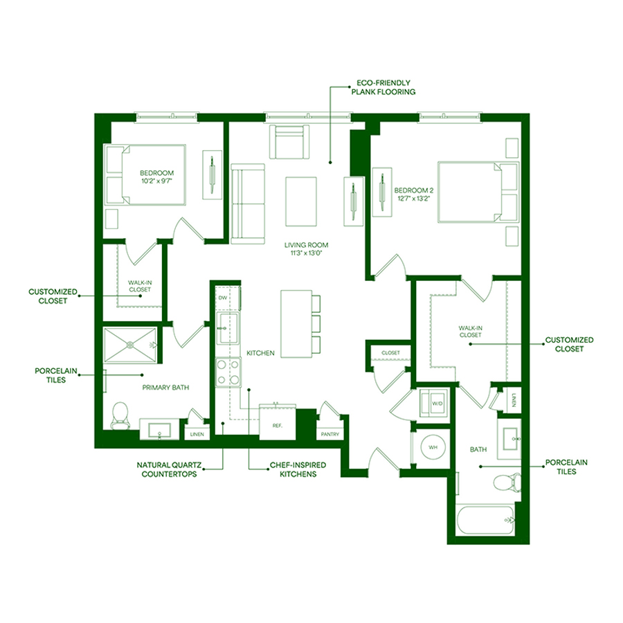 B5AFF floor plan