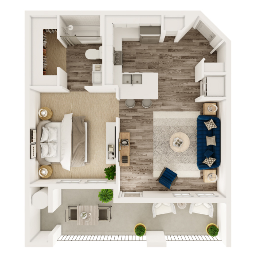 A2 floor plan