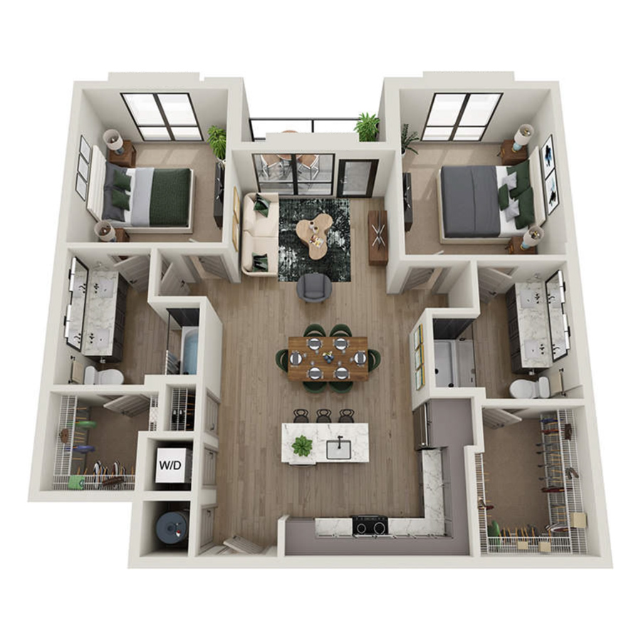 B2 floor plan