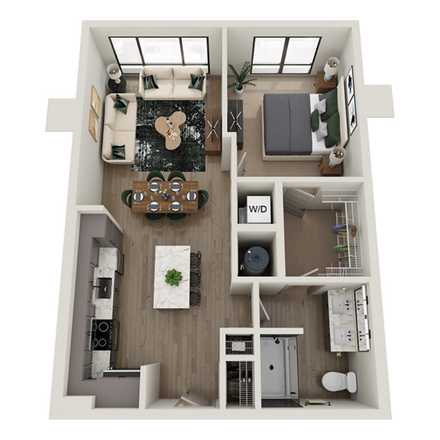 A6 floor plan