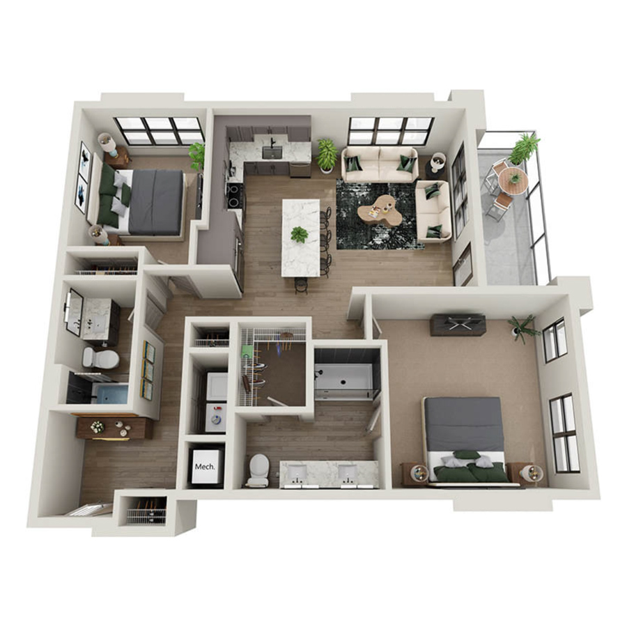 B6 floor plan