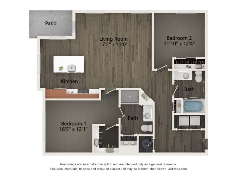B2A floor plan