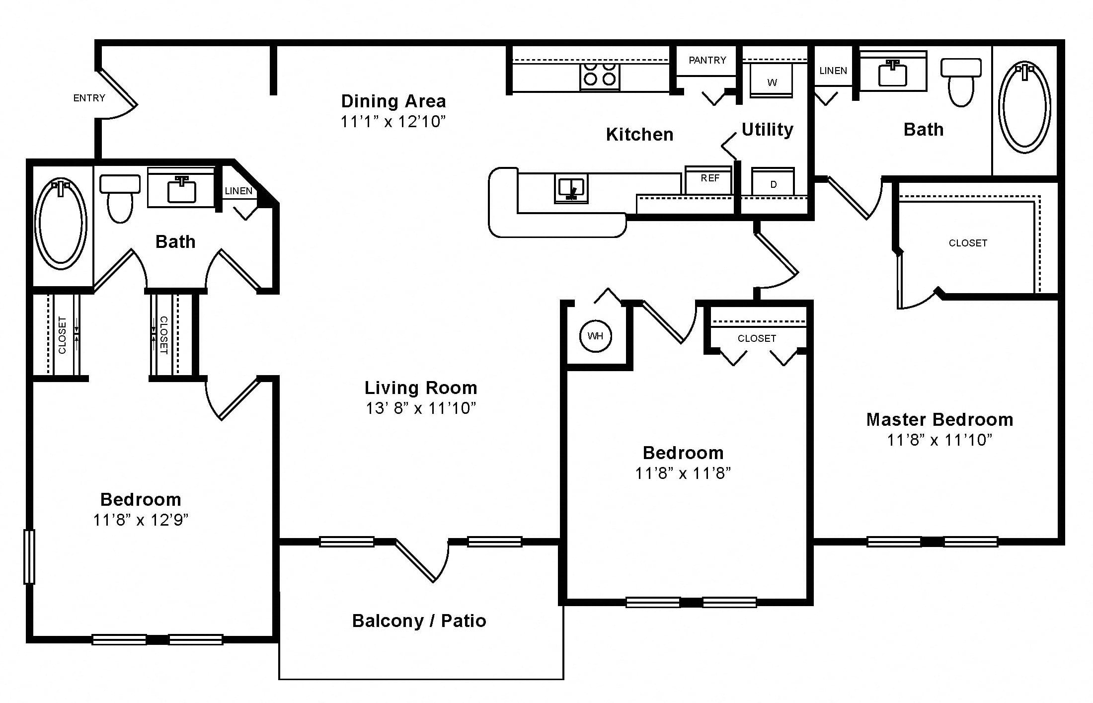 The Turin floor plan