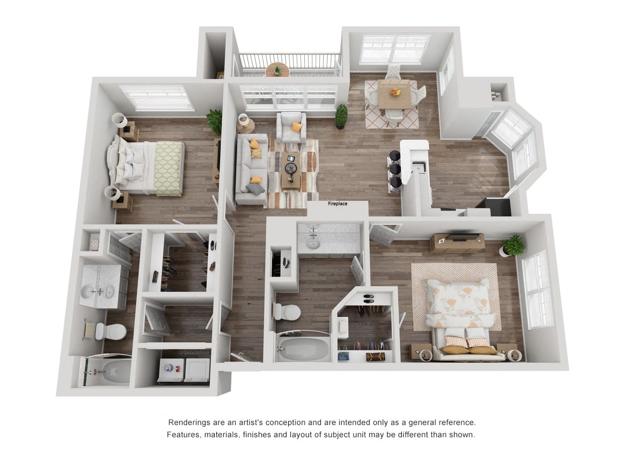 The Belmont floor plan
